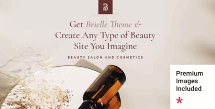 Brielle beauty salon and cosmetics theme codermarket.png