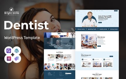 Bright smile dental clinic and dentist wordpress elementor theme.jpg
