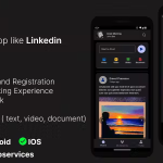 Bringin flutter social media app linkedin clone codermarket.png
