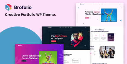 Brofolio creative portfolio wordpress theme codermarket.png
