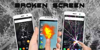 Broken screen prank android application admob integration codermarket.png