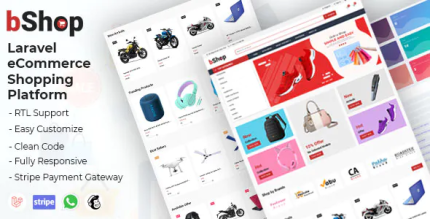 Bshop laravel ecommerce shopping platform codermarket.png