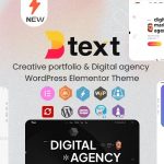 Btext creative portfolio digital agency wordpress elementor theme .jpg