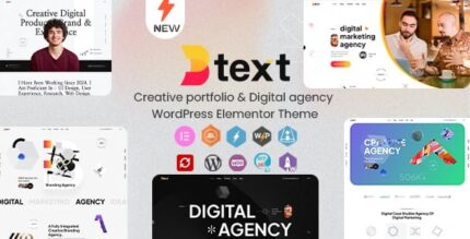 Btext creative portfolio digital agency wordpress elementor theme .jpg