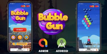 Bubble gun game with admob ads and facebook ads supported all android.jpg