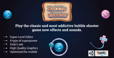 Bubble shooter pop buster unity game codermarket.png