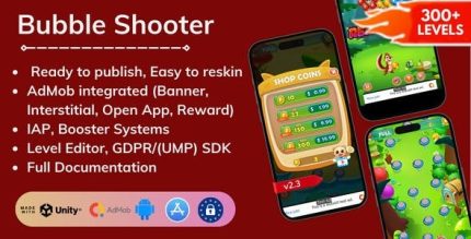 Bubble shooter unity template project android ios admob codermarket.jpg