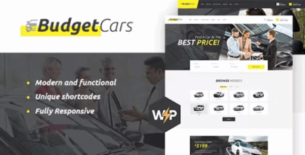 Budget cars used car dealer rental wordpress theme store codermarket.png