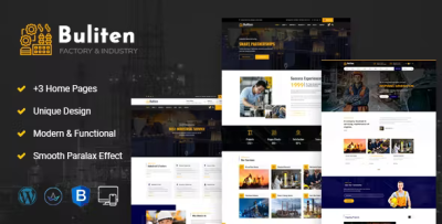 Buliten factory industry wordpress theme codermarket.png