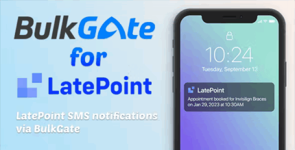 Bulkgate for latepoint sms addon codermarket.png