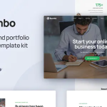 Bumbo business startup portfolio elementor template kit codermarket.png