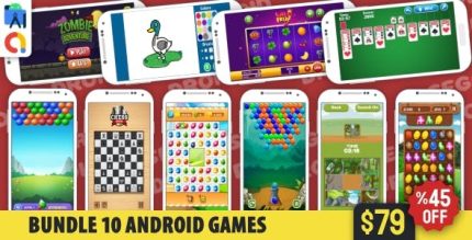 Bundle 10 android studio games with admob ads codermarket.jpeg