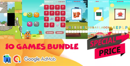 Bundle 10 games admob android studio games for kids adventure games .png