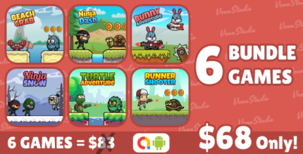 Bundle 6 android games with admob android studio projects buildbox.png