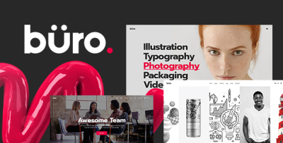 Buro creative agency and freelancer theme codermarket.png