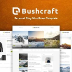 Bushcraft personal blog wordpress theme codermarket.png