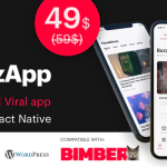 Buzzapp viral magazine wordpress app by react native cenews codermarket.png
