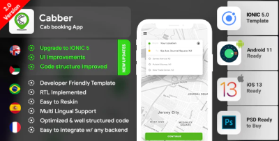 Cab booking android ios app template 2 apps rider driver html css.png