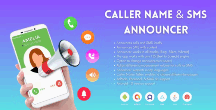 Caller name and sms announcer codermarket.png