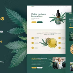 Calmes medical marijuana coffeeshop wordpress theme codermarket.png