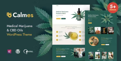 Calmes medical marijuana coffeeshop wordpress theme codermarket.png