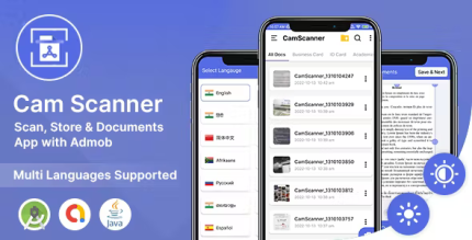 Cam scanner scan store documents app with admob codermarket.png