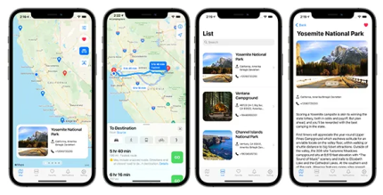 Camping hero app swiftui full ios application codermarket.png