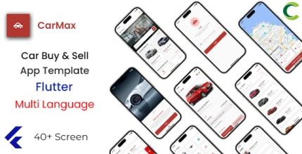 Car buy sell app template in flutter multi language carmax codermarket.jpg