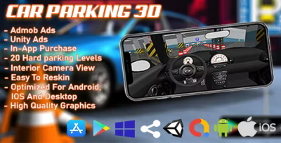 Car parking 3d unity game codermarket.png