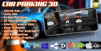 Car parking 3d unity game codermarket.png