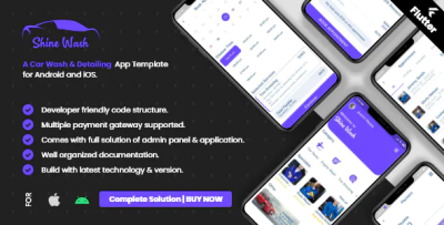 Car wash booking system with mobile apps android ios flutter codermarket.png