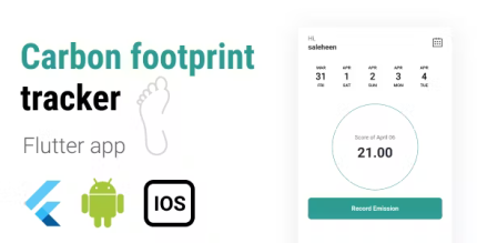 Carbon footprint tracker flutter app android ios codermarket.png