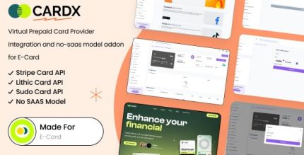 Cardx card provider integration and no saas model addon for ecard .jpg