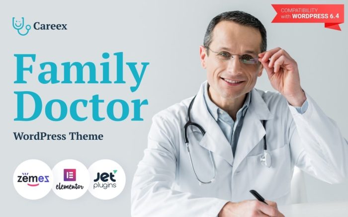 Careex family doctor wordpress elementor theme.jpg