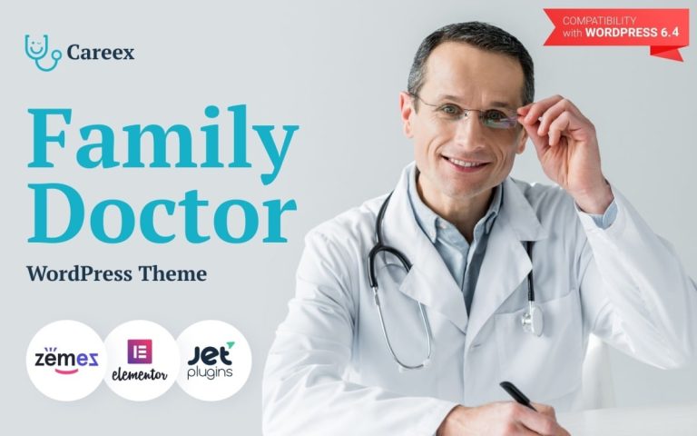 Careex family doctor wordpress elementor theme.jpg