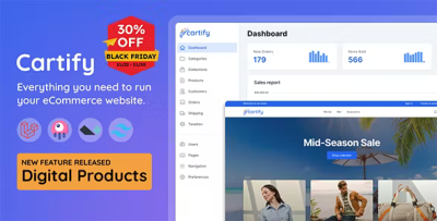 Cartify laravel ecommerce platform with tailwind css codermarket.png