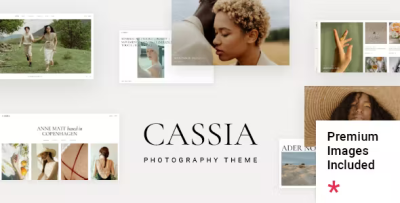 Cassia photography portfolio theme codermarket.png