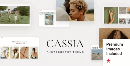 Cassia photography portfolio theme codermarket.png