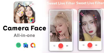 Cat face camera photo editor codermarket.png