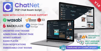 Chatnet php chat room private chat script codermarket.png