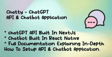 Chatty chatgpt api and chatbot app codermarket.png