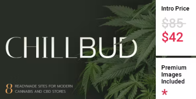 Chillbud medical marijuana and cannabis theme codermarket.png