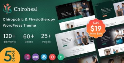Chiroheal chiropractor physiotherapy wellness wordpress theme codermarket.jpg
