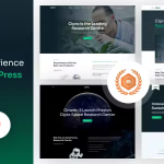 Cipro laboratory science research wordpress theme codermarket.png