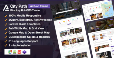 City path directory hub cms add on theme codermarket.png
