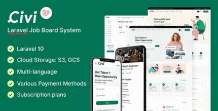 Civi theme for jobcore laravel job board cms codermarket.png