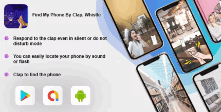 Clap phone finder find phone by clap whistle android app with admob ads.png
