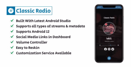 Classic radio simple and easy radio player for android codermarket.png