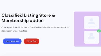 Classified listing store membership add ons codermarket.png