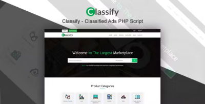 Classify classified ads php script codermarket.png